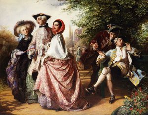 The Fox and the Grapes, 1858