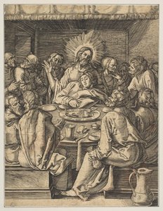 The Last Supper, from The Small Passion by Abraham Waesberge
