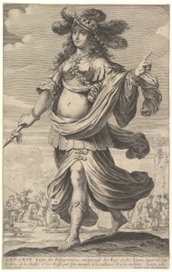 Zenobia, an Illustration from Pierre Le Moyne