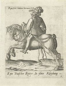 German Rider by Abraham de Bruyn