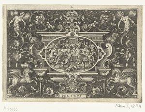 Phineus Disrupts the Wedding of Perseus and Andromeda by Abraham de Bruyn