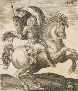 Sergius Galba from Twelve Caesars on Horseback by Abraham de Bruyn