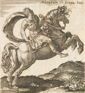 Titus Vespasianus from Twelve Caesars on Horseback, ca. 1565-1587 by Abraham de Bruyn