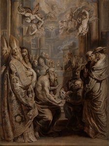 The Disputation on the Presence of Christ in the Eucharist by Abraham van Diepenbeeck