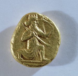Daric depicting Darius as a Royal Archer (obverse)