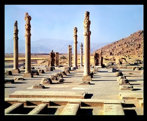 General View of the Apadana (Audience Hall) by Achaemenid