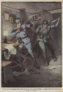 At Close Quarters by Achille Beltrame