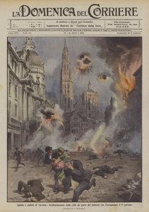 Agony and Fall of Antwerp, Bombardment of the City by the Germans Who Occupied It on the 9th