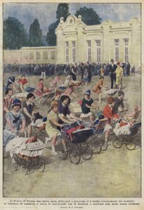 A New, Picturesque, and Graceful Race Recently Held Among Children at the Prater in Vienna