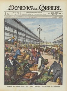 Opening of the New Grand Fruit and Vegetable Market in Milan, Where Sales Amount to 50 Million Annually
