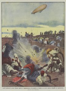 Arabs Bombarded Near Zanzur While Preparing to Shoot at Our Balloon