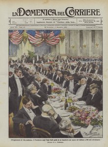 Modern Life Attitudes, the President of the United States Speaks at a Banquet