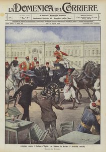Attempt against the Sultan of Egypt, an Italian diverts the murderous projectile