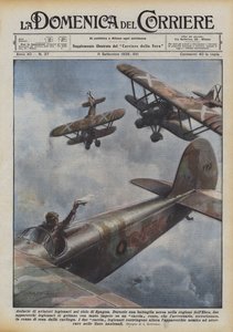 Daring Feats of Legionary Aviators in the Sky of Spain by Achille Beltrame