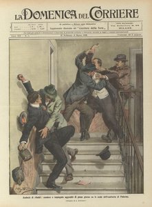 Audacious Acts of Robbers, Cashier and Employee Attacked in Broad Daylight on the Stairs of the Tax Office in Palermo