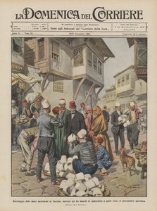 Boycott of Austrian Goods in Turkey, Market of White Fezzes in Opposition to Those