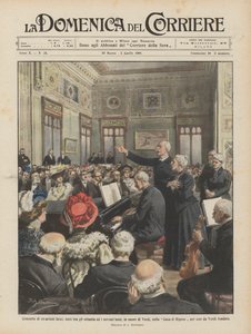 Concert of former opera artists, all between eighty and ninety years old, in honor of Verdi