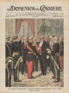From One President of the Republic to Another, the Ceremony of Power Transfer from Loubet by Achille Beltrame