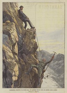 Dramatic Adventure on Monte Rosa, A Mountaineer Suspended Above the Abyss for Seven Hours