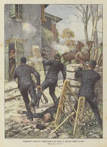 Dramatic Conflict and Destruction of a Band of Brigands Near Palermo