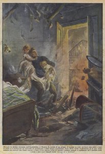 During the Furious Storm Over England by Achille Beltrame