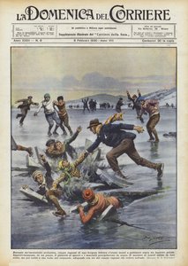 During a school trip, five boys from a German village went skating