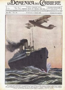 Among the Many New Applications for Airplanes in Peacetime by Achille Beltrame