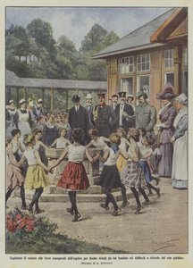 Wilhelm II attends the inaugural celebrations of the hospice for weak girls he founded in Ahlbeck
