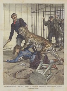 The Dramas of the Menageries, the Beginning of the Career of a Young Tamer in the Ehlbeck Menagerie in Geneva