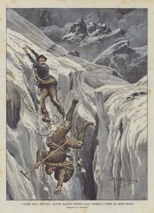 The Dramas of the Mountain, Four Mountaineers Caught in a Storm and Perished on Mont Blanc