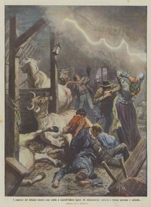 The Caprices of Lightning Inside a Barn in Castell