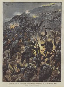 The Condemned to Death, a Furious Night Assault by Japanese Soldiers on One of the Forts of Port Arthur