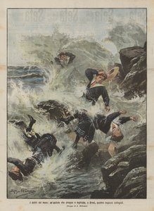 The crimes of the sea, a wave sweeps away and swallows four schoolgirls in Brest
