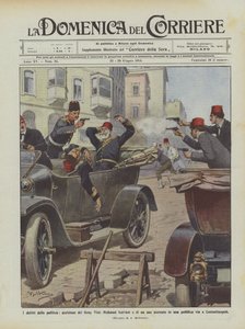 Political crimes, assassination of Grand Vizier Mahmud Shevket and one of his aides