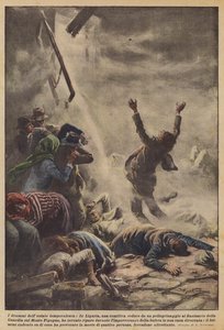 The Dramas of the Stormy Summer, In Liguria, a Group Returning from a Pilgrimage