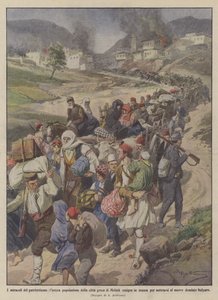 The Miracles of Patriotism, the Entire Population of the Greek City of Melnik Emigrates En Masse
