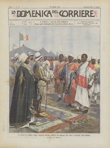 The Count of Turin in the Eritrean Colony Receives the Homage of the Chiefs and Notables of Asmara by Achille Beltrame