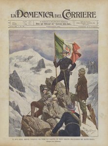 The Duke of the Abruzzi First Conquers, on August 5, a Peak Believed to be Inaccessible on Mont Blanc
