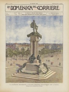 The Grand Monument to Vittorio Emanuele Inaugurated Yesterday in Turin by Achille Beltrame