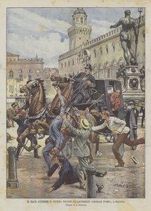 The Serious Carriage Accident of Archbishop Cardinal Svampa in Bologna by Achille Beltrame