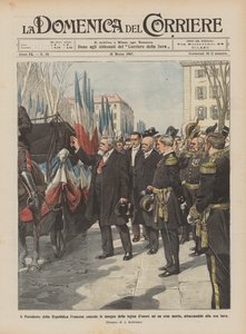 The President of the French Republic Awards the Legion of Honor to a Deceased Hero