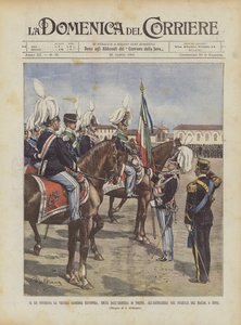The King Hands Over the Old Glorious Flag, Taken from the Armory of Turin, to the Artillery