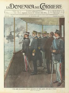 The King Watches the Grand Parade of Forty-Eight Ships of the Fleet in the Waters of Venice