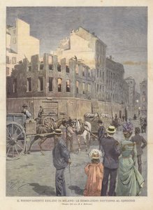 The Urban Renewal of Milan, The Night Demolitions at Cordusio