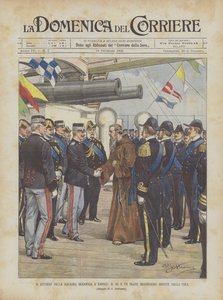 The Return of the Oceanic Fleet to Naples, the King and a Missionary Monk Returning from China