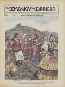 The Journey of the Sovereigns in Sardinia, Some Characteristic Costumes of the Island