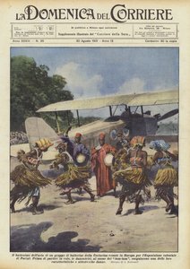 The air baptism of a group of dancers from Cochinchina who came to Europe