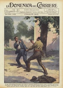 The chief of police of a town in the state of Alabama (North America) had a dispute by Achille Beltrame