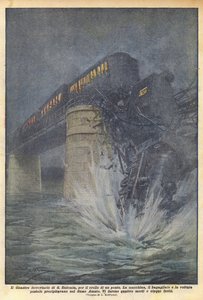 The Railway Disaster of S. Eufemia, Due to the Collapse of a Bridge