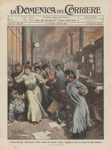 Fire Completely Destroys the Central Telephone Office in Paris, Employees Fleeing